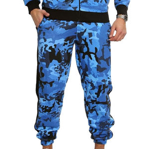 ชุดวอร์ม2ชิ้นลายพรางสำหรับผู้ชายมีฮู้ดฤดูหนาวชุดวอร์มขนแกะสไตล์สั้นปรับแต่งสีและโลโก้ได้ตามต้องการ - Product Image 2