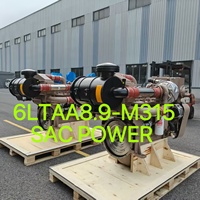 Moteur de bateau DCEC Cummins 6lt 6LTAA8.9-M315, moteur marin avec boîte de vitesses avancée, 315 ch, moteur de bateau de pêche