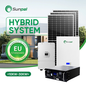 Sunpal Hybrid <strong>Solar</strong> Energy <strong>System</strong> Off Grid 5Kw 10Kw 20Kw 30Kw Off-Grid Complete <strong>Solar</strong> Power <strong>Panel</strong> <strong>System</strong> Kit for Home Power - Product Image 1