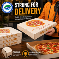 Boîte à pizza personnalisée 10 12 16 pouces, boîte à pizza pliante en carton ondulé blanc sur mesure, boîtes à pizza à emporter