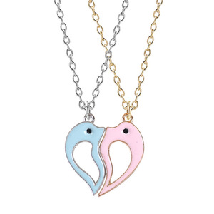 Trendy <strong>Best</strong> <strong>Friends</strong> Pendant <strong>Necklace</strong> Rainbow Broken Heart <strong>Necklace</strong> <strong>for</strong> Women Chain Bff Friendship Jewelry - Product Image 5