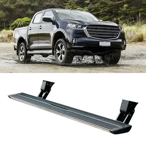 Kamyonet serisi elektrikli marşpiye araba güç için yan basamaklar Mazda BT-50 SILVERADO ISUZU D-MAX Triton HILUX Tacoma