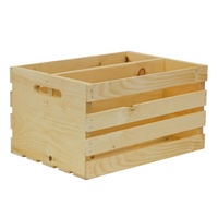 Boîte en bois inachevée ferme Antique Vintage caisses en bois recyclé pour légumes caisses de fruits caisses en bois de pin pour oeuf soda