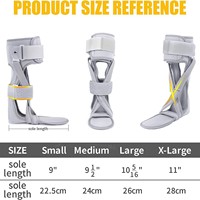 Orthèse professionnelle AFO pour pied tombant, attelle de rééducation pour AVC et hémiplégie, correcteur d'inversion et de varus du pied, support de cheville CE ISO