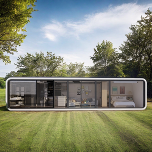 Vivienda Prefabricada de Acero de Bajo Costo, Estructura de Acero Prefabricada, Cabaña Apple, para Hogares Prefabricados Confortables, Vida Eficiente y Sostenible - Product Image 1