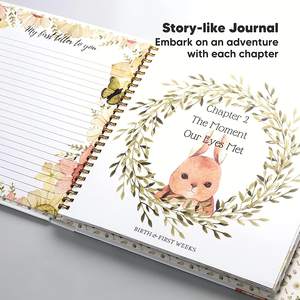 Album Fotografico e Diario dei Ricordi del Primo Anno del Bambino, <span class=keywords><strong>Libro</strong></span> degli Ospiti e Scrapbook per Neonati, Stampa su Carta e Cartone per Bambine e Bambini - Product Image 4
