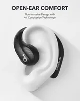 Anker Soundcore AeroFit Pro Casque à Oreille Ouverte Design Ergonomique Secure Fit Rich Sound LDAC pour Bluetooth LED Ultra Confortable