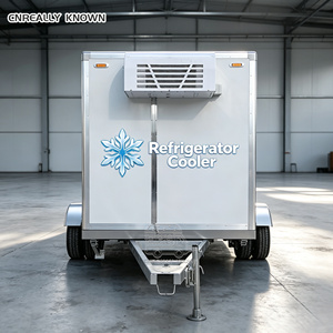 Remorque mobile frigorifique commerciale en acier inoxydable pour la restauration et le stockage à froid des boissons - Product Image 5