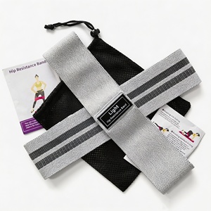 Band Resistance Yoga Gym Olahraga Fitness Workout dari Kain Polyester dengan Logo Custom - Product Image 2