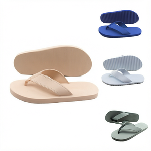 Tongs en PVC pour hommes, semelle EVA, légères, imperméables, antidérapantes, pour la plage, l'extérieur, été, logo personnalisé - Product Image 1