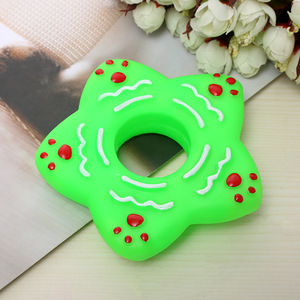 -Fabrika doğrudan, toptan sevimli büyük yıldız köpek gıcırtılı oyuncak, eğlenceli köpek çiğnemek oyuncak, interaktif sıkıntı-kabartma oyuncak, çoklu renkler - Product Image 2