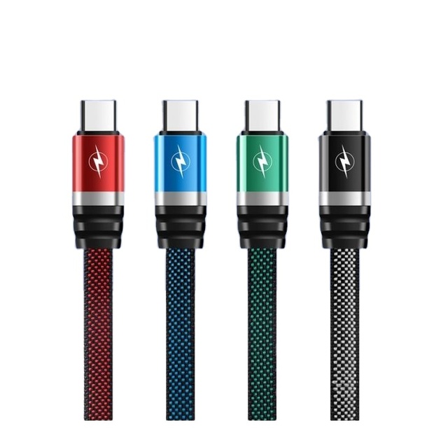 Factory Original 5A Fast Charging USB Type C to Type C PD Cable 1M Nylon-Jacketed Data Cable for Camera Use