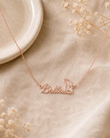 Collar Personalizado de Acero Inoxidable YB con Colgante de Perro Grabado, Collar con Diseño de Perro para Mujer, Joyería Conmemorativa de Mascotas