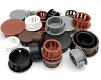 Bouchons anti-poussière plats ronds en nylon PA66 de 10 mm, 14 mm, 16 mm, 30 mm