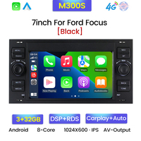 Radio con GPS para coche, reproductor de DVD con pantalla de centro comercial sin máquina de control, Ford Focus