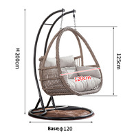 Fauteuil suspendu de style nordique Dreamhause pour l'extérieur, hamac de balcon de loisirs, berceau de designer pour hôtel, chaise suspendue de patio