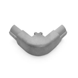 ייצור דיוק במפעל צינור אלומיניום מרובע מחבר שני דרך 90 מעלות פנימי - Product Image 3