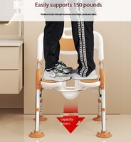 Le nouveau type de chaise spéciale rainurée, pliable et élargie pour les personnes âgées à prendre un bain
