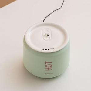 เครื่องให้น้ำสัตว์เลี้ยงแบบเซรามิก Petop ปลอดสาร BPA ใช้พอร์ต USB ปั๊มเงียบ ระบบกรองสามชั้น เครื่องให้น้ำแมวแบบเซรามิก - Product Image 3
