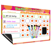 Tableau de bonus du calendrier hebdomadaire des enfants, Simple et magnétique