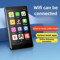 Reproductor Mp4 Bluetooth Wifi Android 9,0, pantalla táctil, Radio FM sin pérdidas, música, vídeo, reproductor Mp3 de 4,0 pulgadas con altavoz, grabadora de voz