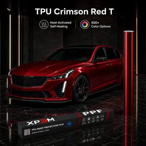 ฟิล์มใสกันรอยรถยนต์ XP3M Crimson OEM Gloss TPU สีแดงเข้ม หนา 7.5 มิล ซ่อมแซมตัวเองได้ ป้องกันรอยขีดข่วน ป้องกันสีเหลือง พร้อมช่องระบายอากาศ - Product Image 1