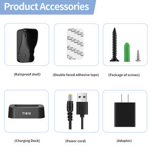 โทรศัพท์ประตูไร้สายแบบใหม่ ระยะไกล 1500 เมตร - กันน้ำ ใช้พลังงานจากแบตเตอรี่ สำหรับระบบรักษาความปลอดภัยบ้าน (มีบริการ OEM) - Product Image 3