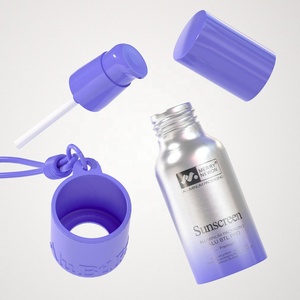 Portable Small Capacity Mini Aluminum Bottle with Hanging Strap for Travel <b>Sunscreen</b> and Lotion Samples - Product Image 4
