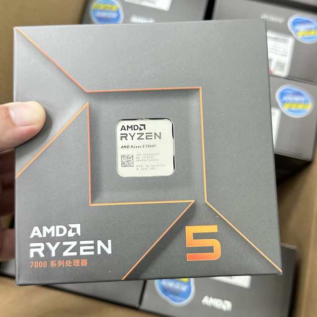 AMD Ryzen5 7500F High-Performance 6-Core 12-Thread 3.7GHz 64-bit Processor 5nm Architecture Gaming Office Multitasking Used/New