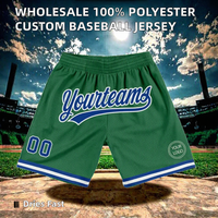 Vêtements de sport en gros pour adultes, uniformes de baseball vierges 100 % polyester de haute qualité pour hommes, t-shirts et shorts de baseball personnalisables avec logo et nom