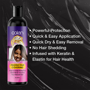 Protezione Completa per <span class=keywords><strong>Capelli</strong></span> e Cuoio Capelluto a Marchio Privato, Adesivo Protettivo che Non Danneggia i <span class=keywords><strong>Capelli</strong></span> Naturali, Copertura Protettiva a Tenuta Forte - Product Image 2