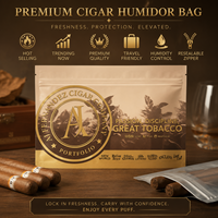 Sacs à soufflet personnalisés en PP avec fermeture éclair, thermosoudés sur le côté, pour tabac à rouler, pochettes pour cigares, sacs en fibre de carbone anti-odeur
