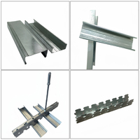 Profilé de plafond en acier galvanisé léger Z275 CD60 0,5 mm 0,6 mm 0,8 mm 1,0 mm CE ISO SG-S pour cloisons sèches