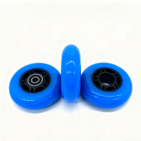 83A85A89A Roues de haute qualité en PU résistantes à l'usure de 80 mm pour patins à roulettes, 85 % de rebond, roulement fluide, plusieurs tailles disponibles sur commande