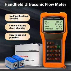 ハンドヘルドポータブルOEM超音波流量計 クランプオン技術 液体水流量測定用 ABS素材 +/-1%精度 - Product Image 6