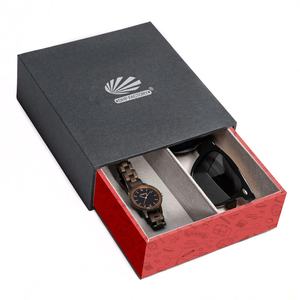 Reloj rígido duradero de cartón con logotipo personalizado, joyería, gafas de sol, organizador de almacenamiento, embalaje, caja de <span class=keywords><strong>viaje</strong></span> - Product Image 2