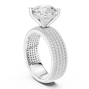 แหวนเพชรแล็บโกรว์ทองคำแท้ 10Kt 14Kt 18Kt 22Kt ดีไซน์คลาสสิกสำหรับผู้หญิง แหวนแต่งงานสวยงาม เครื่องประดับแฟชั่น - Product Image 3