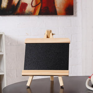 Venta al por mayor 18*24cm pantalla de publicidad tablero de madera <span class=keywords><strong>pizarra</strong></span> signos pequeños de madera deslizante promoción <span class=keywords><strong>pizarra</strong></span> de madera - Product Image 4