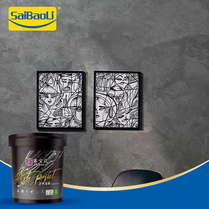 Vente chaude Velours Effet Art Peinture Décoration Intérieure Velours Peinture Murale Métallique Paillettes Peinture Murale Intérieure - Product Image 2