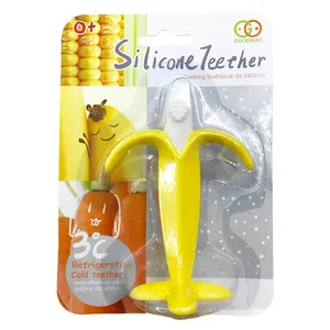 <span class=keywords><strong>Mordedor</strong></span> de Silicona Suave de Grado Alimenticio, Forma de Plátano, Libre de BPA, Juguete <span class=keywords><strong>para</strong></span> Bebés - Product Image 1