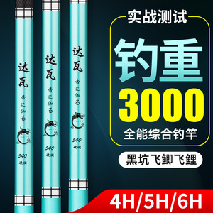 Caña de Pescar Dawa Diga Auténtica, Ultraligera y Súper Resistente, Acción de Ajuste Ultra-rápido, Longitud Plegada de 110-120 cm, para Pescar Carasúas - Product Image 4