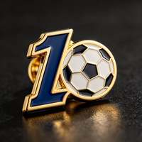 Premium Maßgefertigte Fußball-Metall-Anstecknadeln Hartemaille-Abzeichen Direktvertrieb OEM Logo-Pins Sportevent-Souvenir-Geschenke Antik