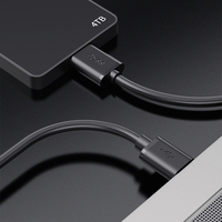 Premium USB 3,0 tipo A a Micro USB 3,0 Cable adaptador macho Cable de sincronización de datos para disco duro externo HDD Cable adaptador