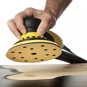 1000 pièces de disques abrasifs dorés SATC de 6 pouces à 15 trous avec fixation auto-agrippante - Oxyde d'aluminium |   Grains 40-400 pour le ponçage du métal et du bois - Product Image 3