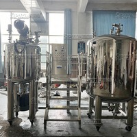 Réservoir de stockage de parfum Sipuxin 280L avec système de mélange, cuve de stockage d'huile et de liquides en acier inoxydable pour l'industrie cosmétique et chimique
