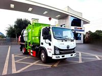 Camion à ordures compacteur diesel manuel Dongfeng 4x2 pour cuisine
