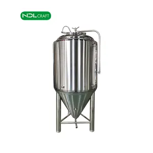 3HL 300L Peralatan Bir Tangki Fermentasi Pembuatan Bir Pabrik Bir Sistem Brewhouse Uap Dua Kapal