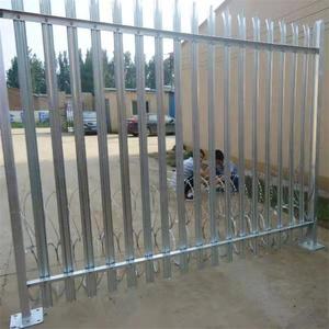 Clôture et portail en acier galvanisé et peint en poudre, panneau <span class=keywords><strong>métallique</strong></span>, clôture de sécurité - Product Image 5