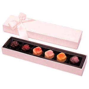 Custom logo Printing Removable Lid Christmas Wedding Chocolate <strong>Candy</strong> Gift Box Packaging with Plastic <strong>Tray</strong> - Product Image 5