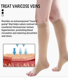 <span class=keywords><strong>Bas</strong></span> <span class=keywords><strong>de</strong></span> compression longueur genou 30-40mmHg <span class=keywords><strong>bas</strong></span> varices équipement médial à domicile - Product Image 4